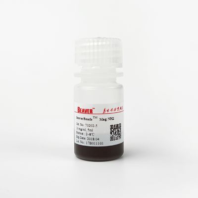 Perles magnétiques aminées de silice pour la purification 500nm de protéine 10 mg/ml 5 ml